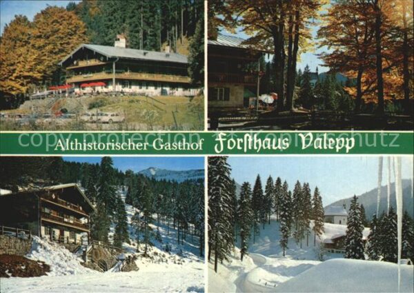 Spitzingsee Forsthaus Valepp Teilansichten
