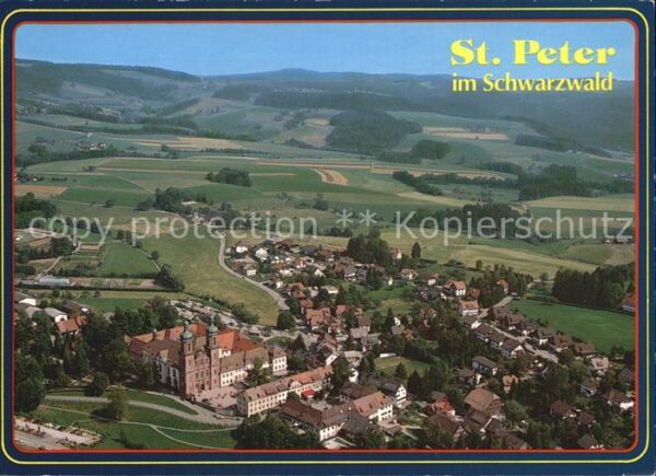St Peter Schwarzwald Fliegeraufnahme