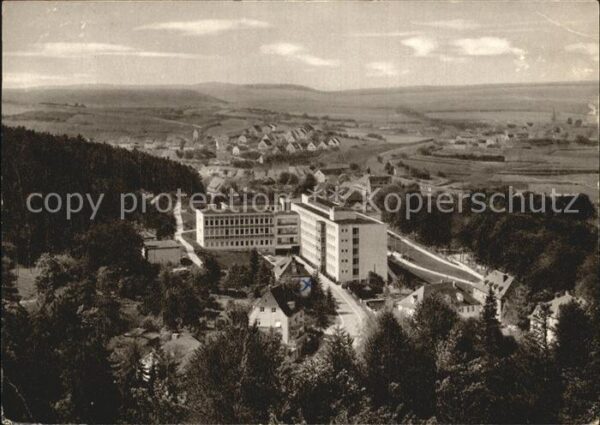 Bad Neustadt Kuranstalt Fränkische Saale Fliegeraufn