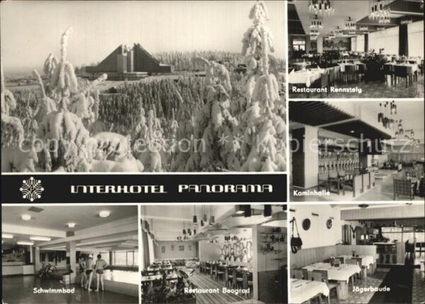 Oberhof Thueringen Interhotel Panorama Restaurant Rennstei