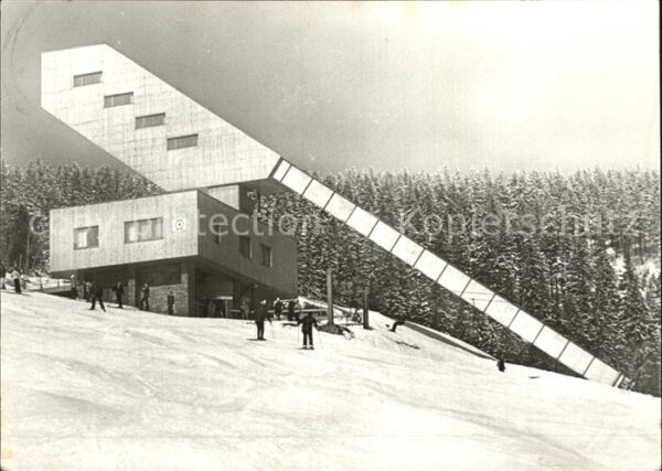 Oberwiesenthal Erzgebirge Sprungschanze am Fichtelberg