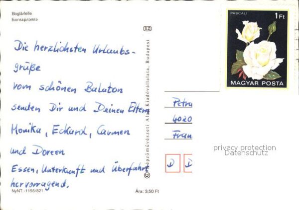 Boglarlelle Balatonlelle Kurpark Hotel Kirche Pavillon – Bild 2