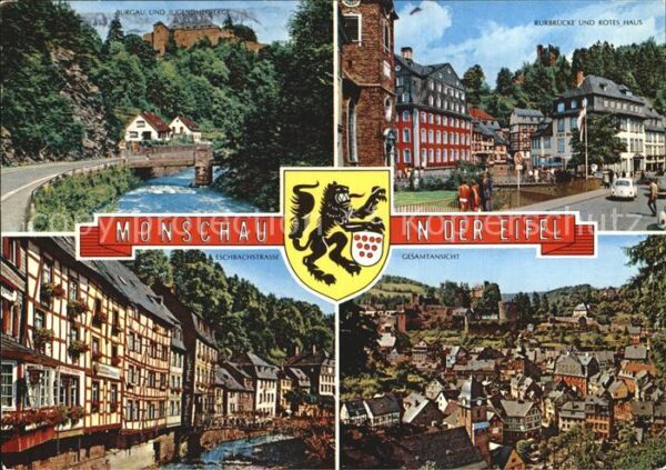 Monschau Burgau Jugendherberge Rurbrücke Rotes H