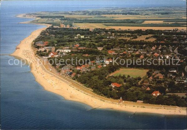 Wyk Foehr Fliegeraufnahme Südstrand