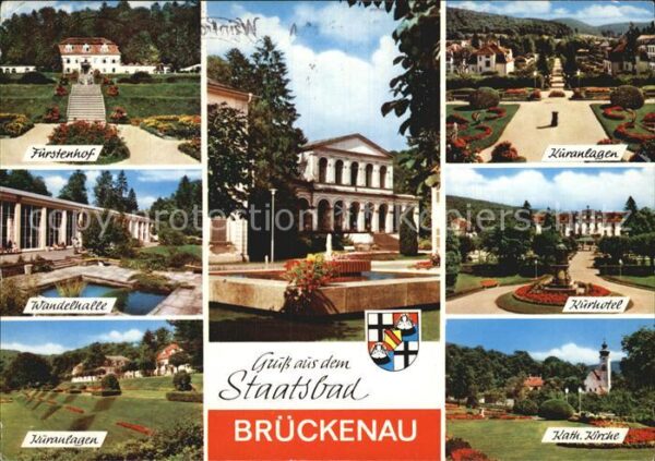 Brueckenau Bad Kuranlagen Fürstenhof Kurhotel Wandelha