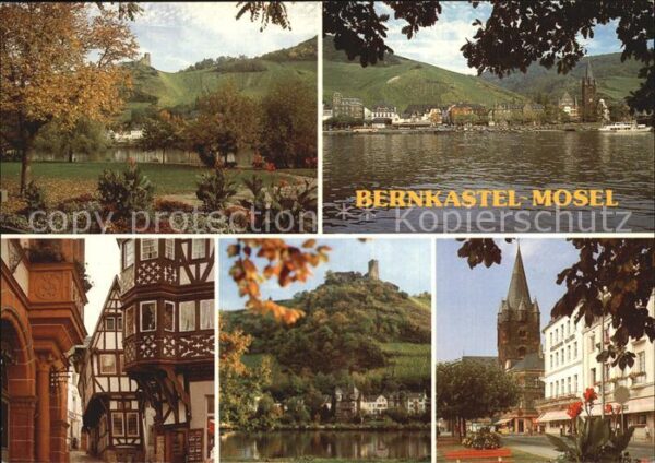 Bernkastel-Kues Moselpartie Altstadt Burg