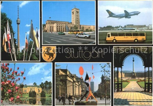 Stuttgart Flughafen Fersehturm Bahnhof Wilhelma S
