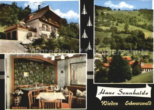 Wieden Schwarzwald Gäste-Haus Sonnhalde