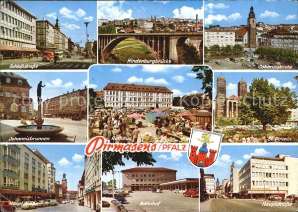 Pirmasens Hindenburgbrücke Schlossstrasse Johanni