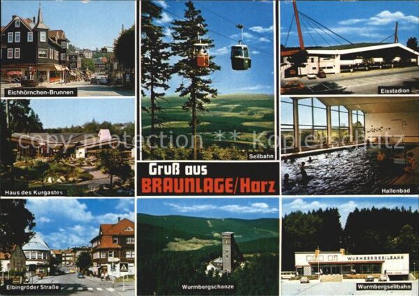 Braunlage Eisstadion Hallenbad Wurmbergseilbahn W