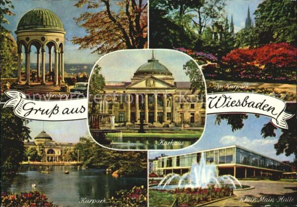 Wiesbaden Kurpark Neroberg Kurhaus Rhein-Main-Hal