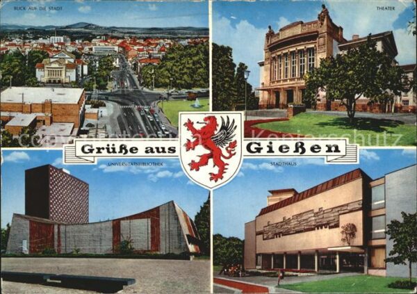 Giessen Lahn Theater Stadthaus Universitätsbibliothe