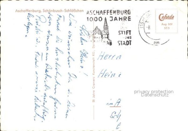 Aschaffenburg Main Schönbusch-Schlösschen – Bild 2