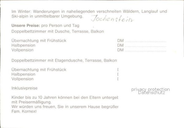 Jochenstein Niederbayern Gasthaus Pension Kornexl – Bild 2
