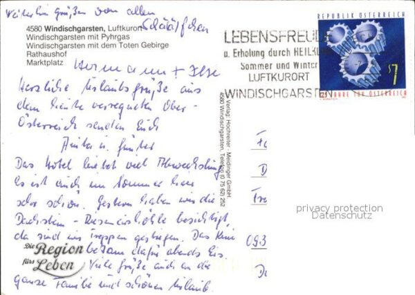 Windischgarsten mit Pyhrgas Totes Gebirge Marktplatz Ra – Bild 2