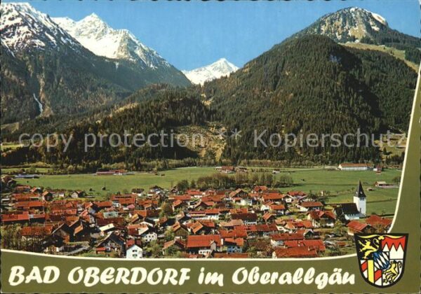 Bad Oberdorf Fliegeraufnahme mit Rotspitze Entschenk