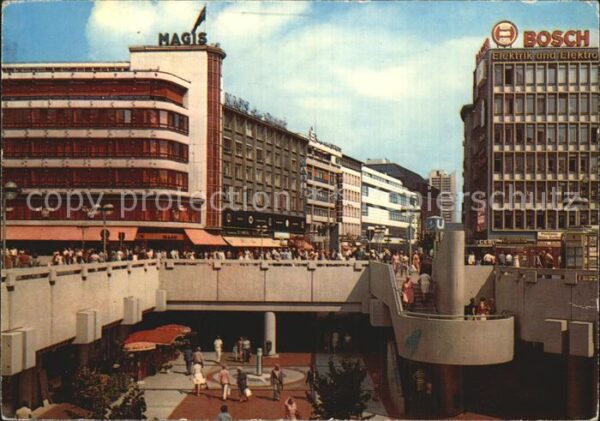 Hannover Bahnhofstrasse und Passerelle