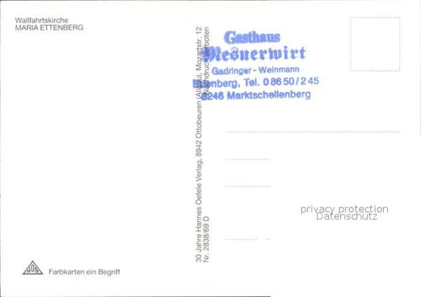 Marktschellenberg Wallfahrtskirche Maria Ettenberg – Bild 2