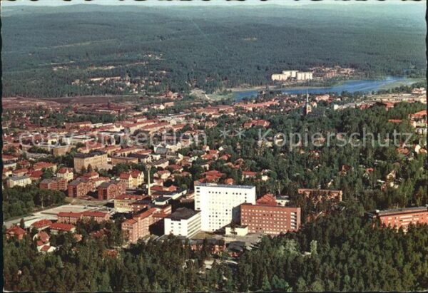 Dalarna Fliegeraufnahme Falu Lasarett