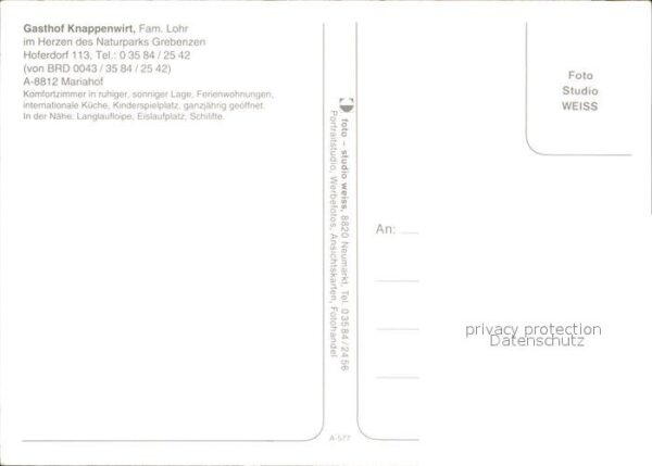 Mariahof Gasthaus Knappenwirt – Bild 2