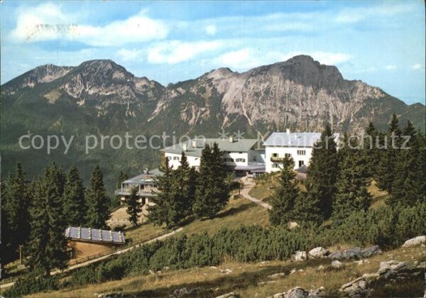 Bad Reichenhall Predigtstuhlbahn Berghotel Gipfelstatio
