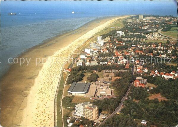 Duhnen Nordsee Fliegeraufnahme