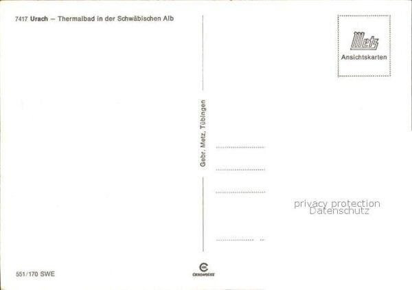 Urach Bad Fachwerkhaus Brunnen Teilansicht mit Ki – Bild 2