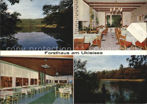 Sielbeck Holsteinische Schweiz Forsthaus am Ukleisee Spesieraum