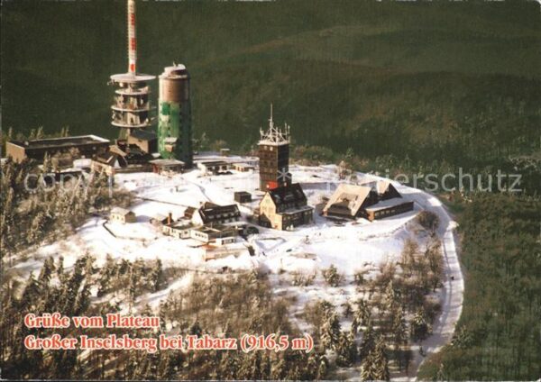 Tabarz Fliegeraufnahme Grosser Inselberg