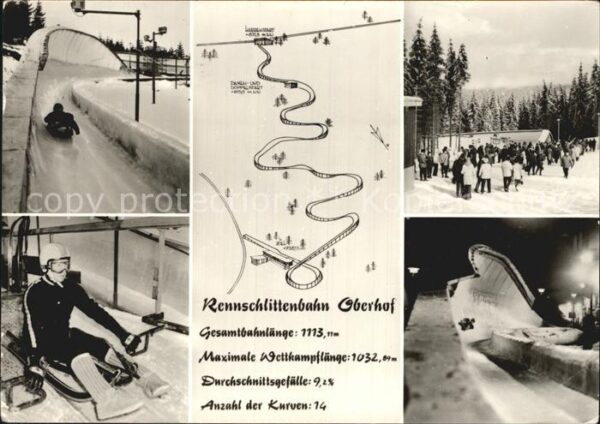 Oberhof Thueringen Rennschlittenbahn