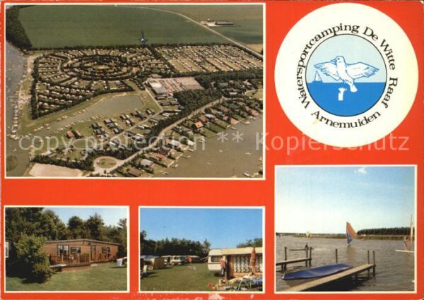 Arnemuiden Fliegeraufnahme Wassersportcamping De W