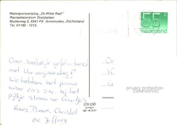 Arnemuiden Fliegeraufnahme Wassersportcamping De W – Bild 2