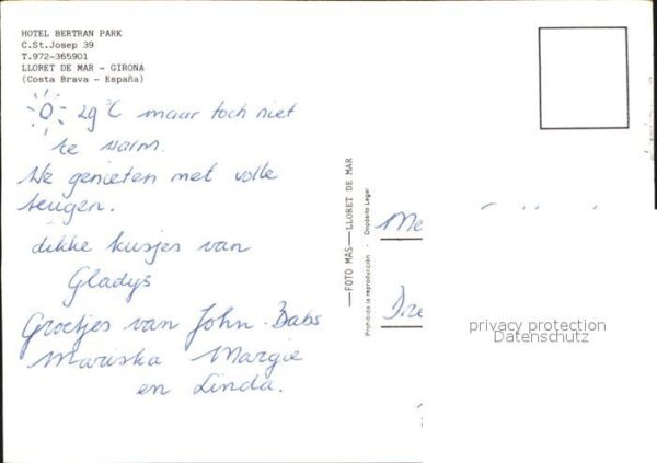 Lloret de Mar Hotel Bertran Park Pool – Bild 2