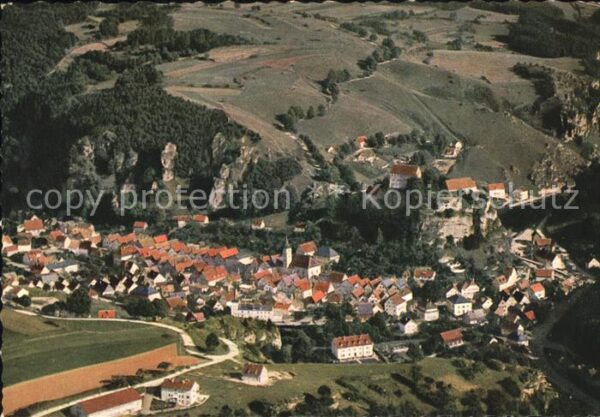 Pottenstein Oberfranken Fliegeraufnahme