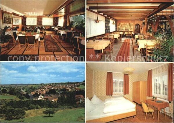 Dornstetten Wuerttemberg Gasthof Pension Sonne Doppelzimmer Spei