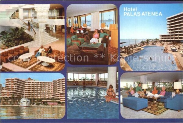 Palma de Mallorca Hotel Palas Atena Lobba Pool Gesamtansi
