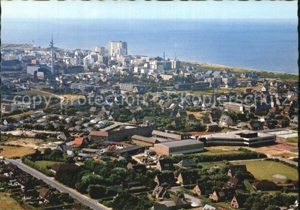 Westerland Sylt Fliegeraufnahme von Nordosten