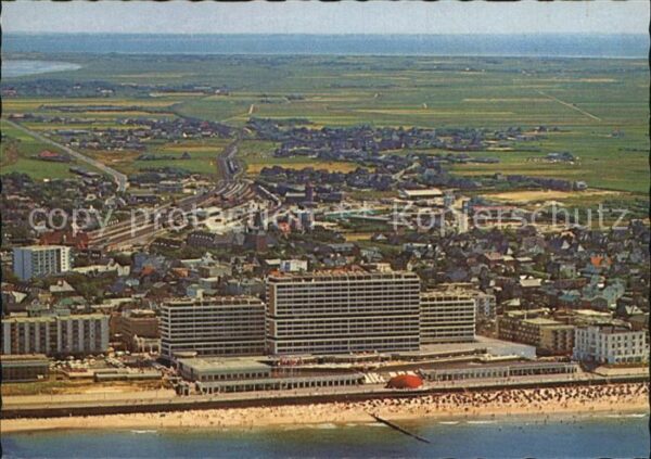 Westerland Sylt Fliegeraufnahme Neues Kurzentrum
