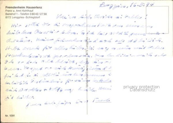 Lenggries Fremdenheim Hauserlenz – Bild 2