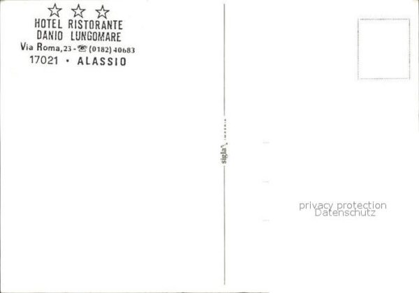 ALASSIO Savona Liguria IT Hotel Ristorante Danio Lugomare – Bild 2