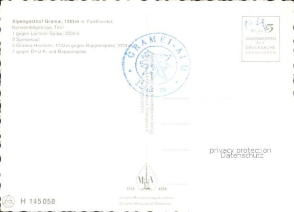 Gramaialm Alpengasthof Gramai Lamsen Spitze – Bild 2