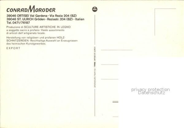 St Ulrich Groeden Tirol Conrad Morer Holzschnitzereien – Bild 2