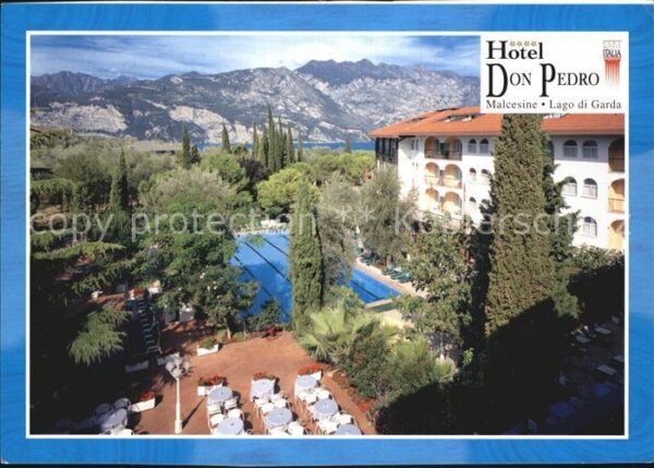Malcesine Lago di Garda Hotel Don Pedro mit Pool