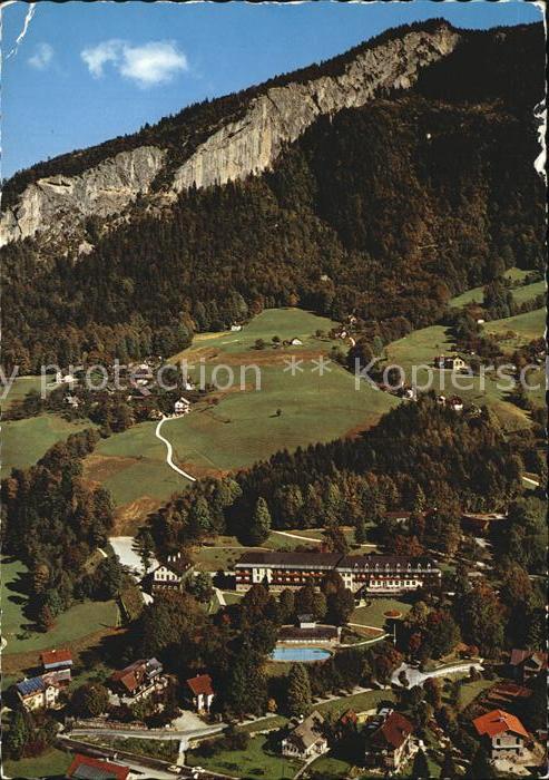 Bad Goisern Salzkammergut Fliegeraufnahme Jodschwefelbad
