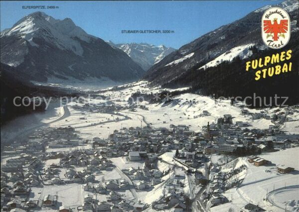 Fulpmes Tirol Fliegeraufnahme