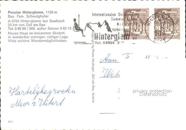Hinterglemm Saalbach Pension – Bild 2