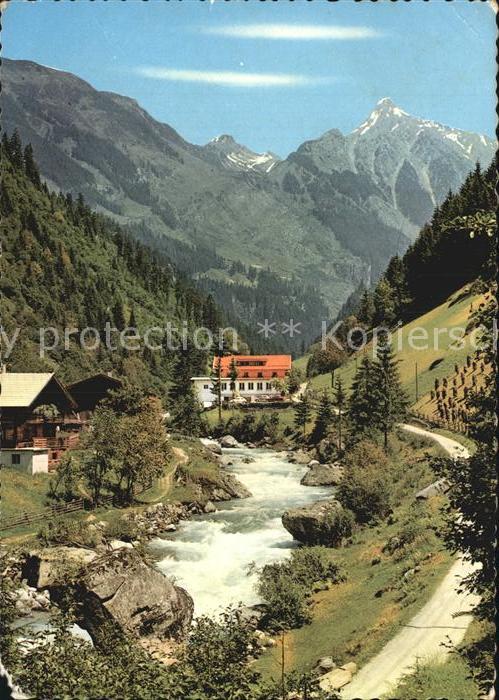 Mayrhofen Zillertal Gasthof Pension Zilergrund mit Brandber