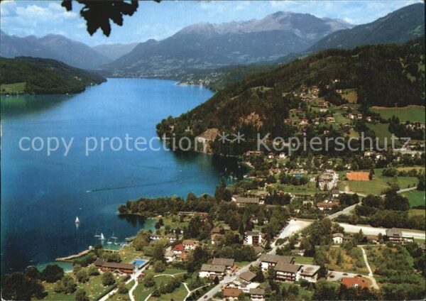 Doebriach Millstaettersee Fliegeraufnahme