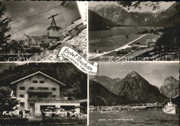 Achensee Hotel Buchau Seilbahn Personenschiff
