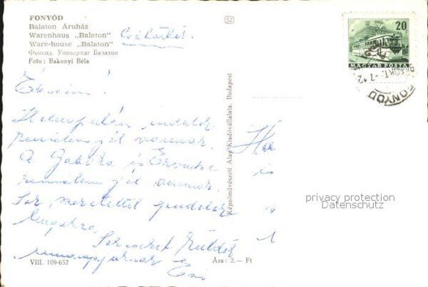 Fonyod Warenhaus Balaton – Bild 2